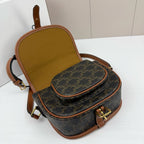 Monogram Saddle Bag – Compact Everyday Elegance