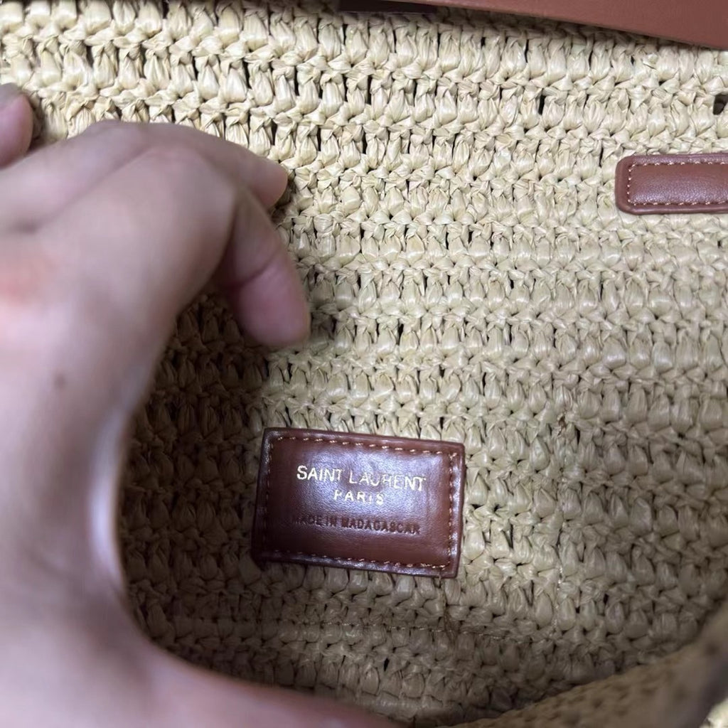 Premium Raffia Woven Tote Bag | Large Summer Shopping Bag