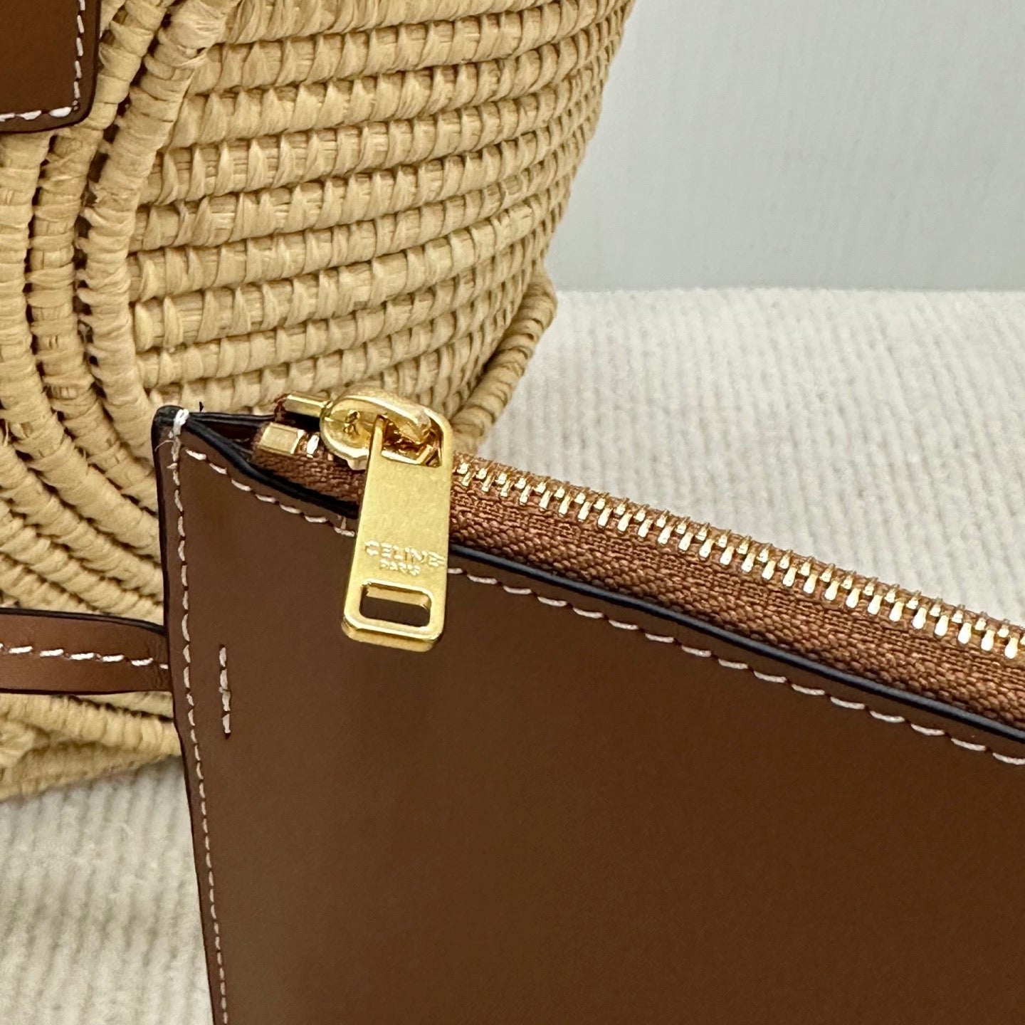 Premium++ Handwoven Basket Bag | Natural Straw & Leather Tote