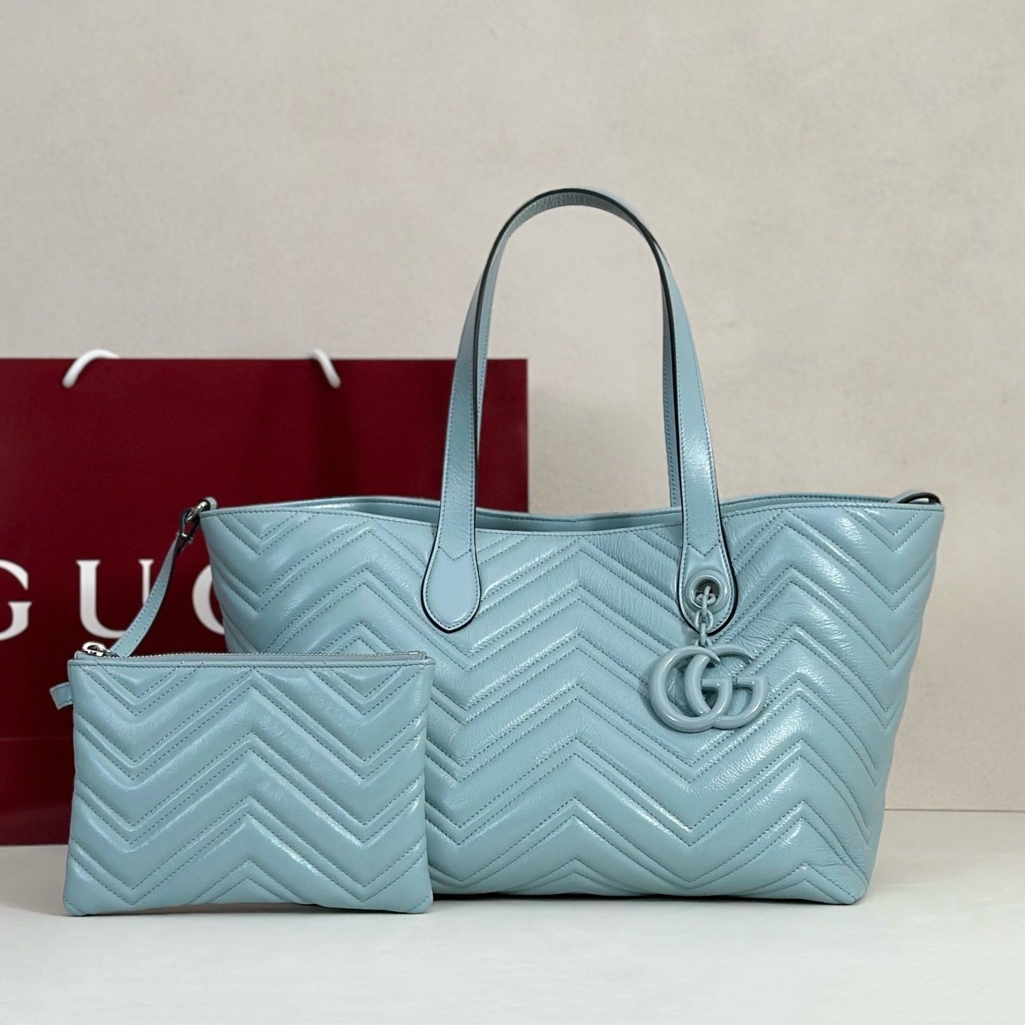 Quilted Leather Tote & Crossbody Bag – (Premium Quality )