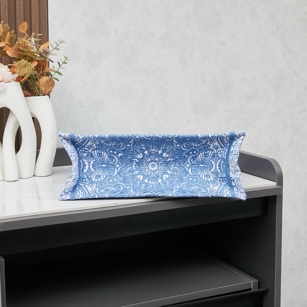 D Book Tote ( light blue butterfly )