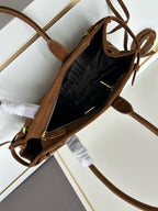 New Arrival P : Vintage-Inspired Glossy Leather Handbag