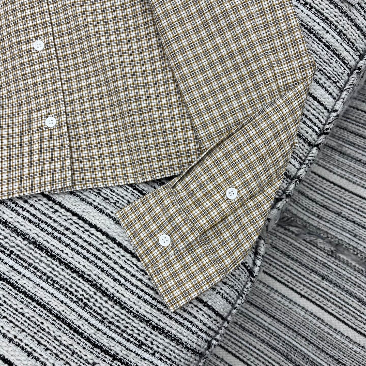 Knitted Plaid Shirt & Skirt Set – Early Spring Collection