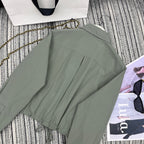 Lapel Shirt & Wide-Leg Pants Set.